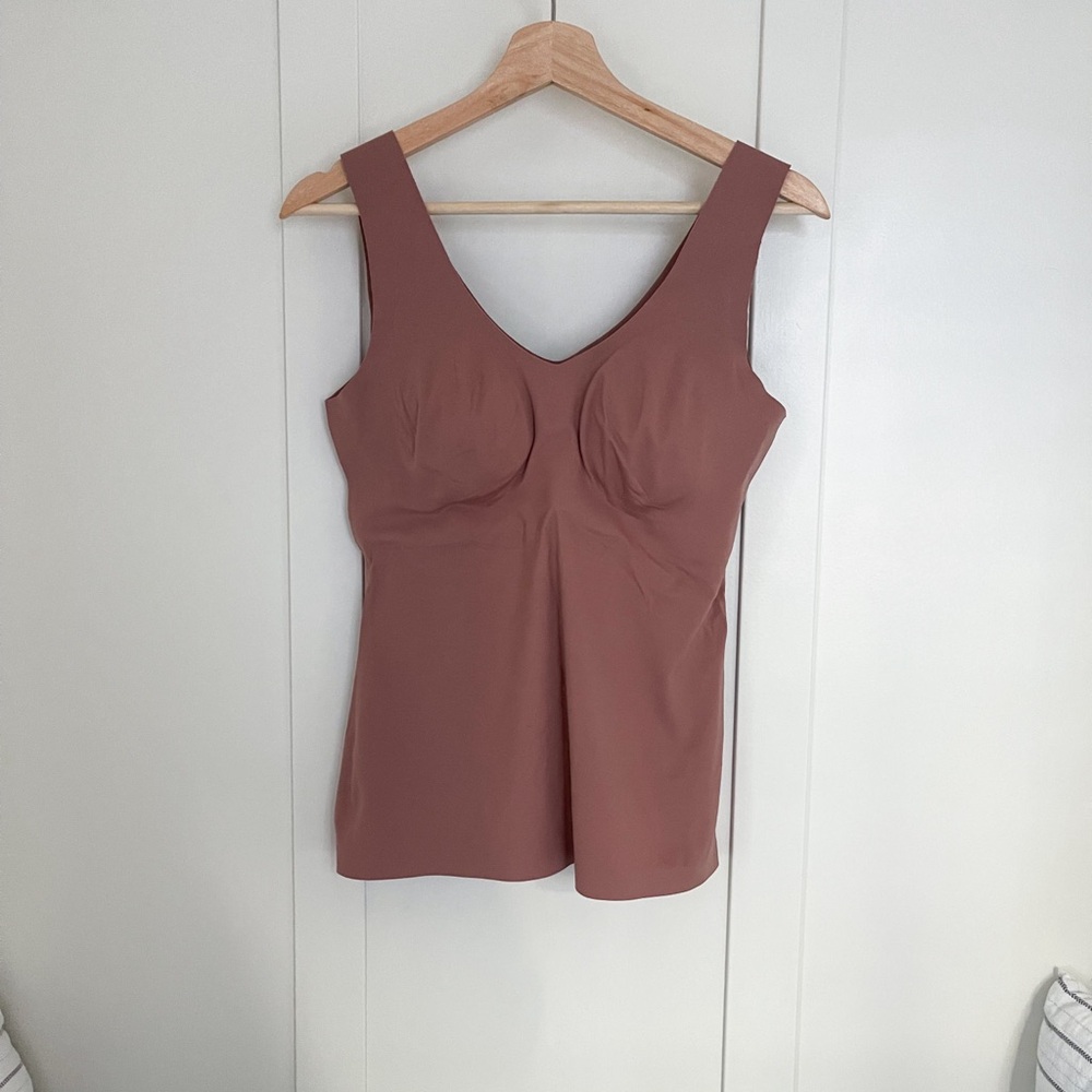 knix Sculpting Tank Top in Dusty Rose